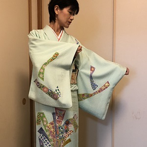 訪問着袖