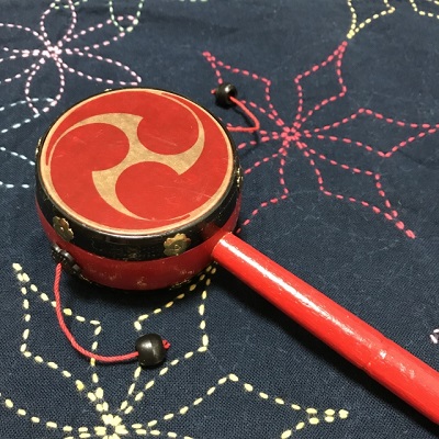 でんでん太鼓　宮参り　小物
