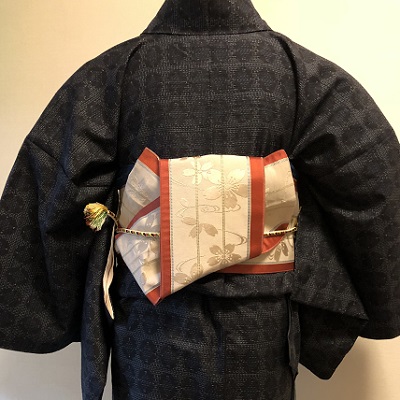 半幅帯 貝ノ口 博多帯